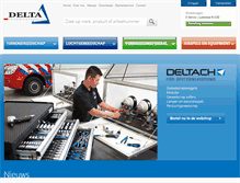 Tablet Screenshot of deltainternational.nl